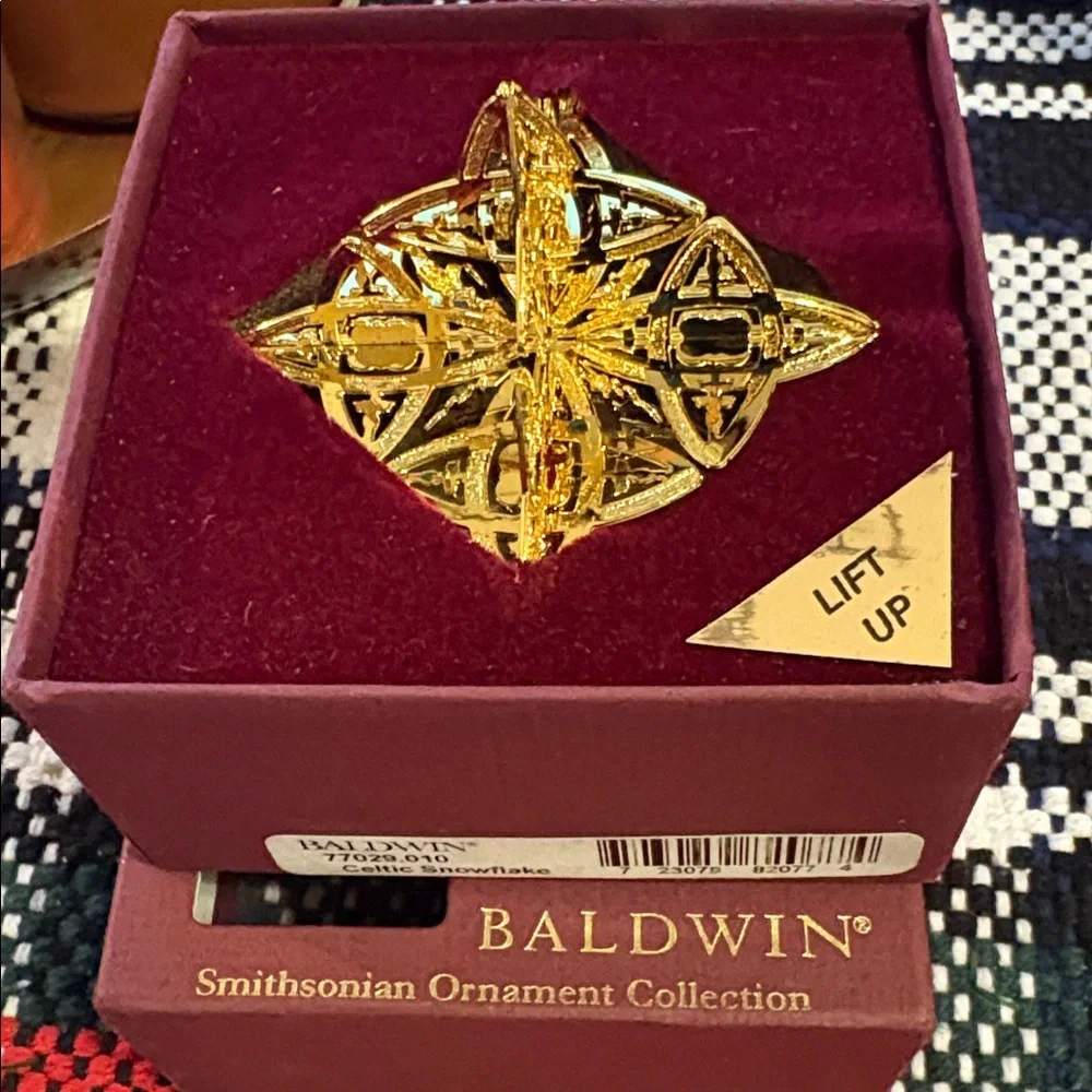 BALDWIN Smithsonian ‘American Legacy Collection’ Celtic Snowflake Ornament